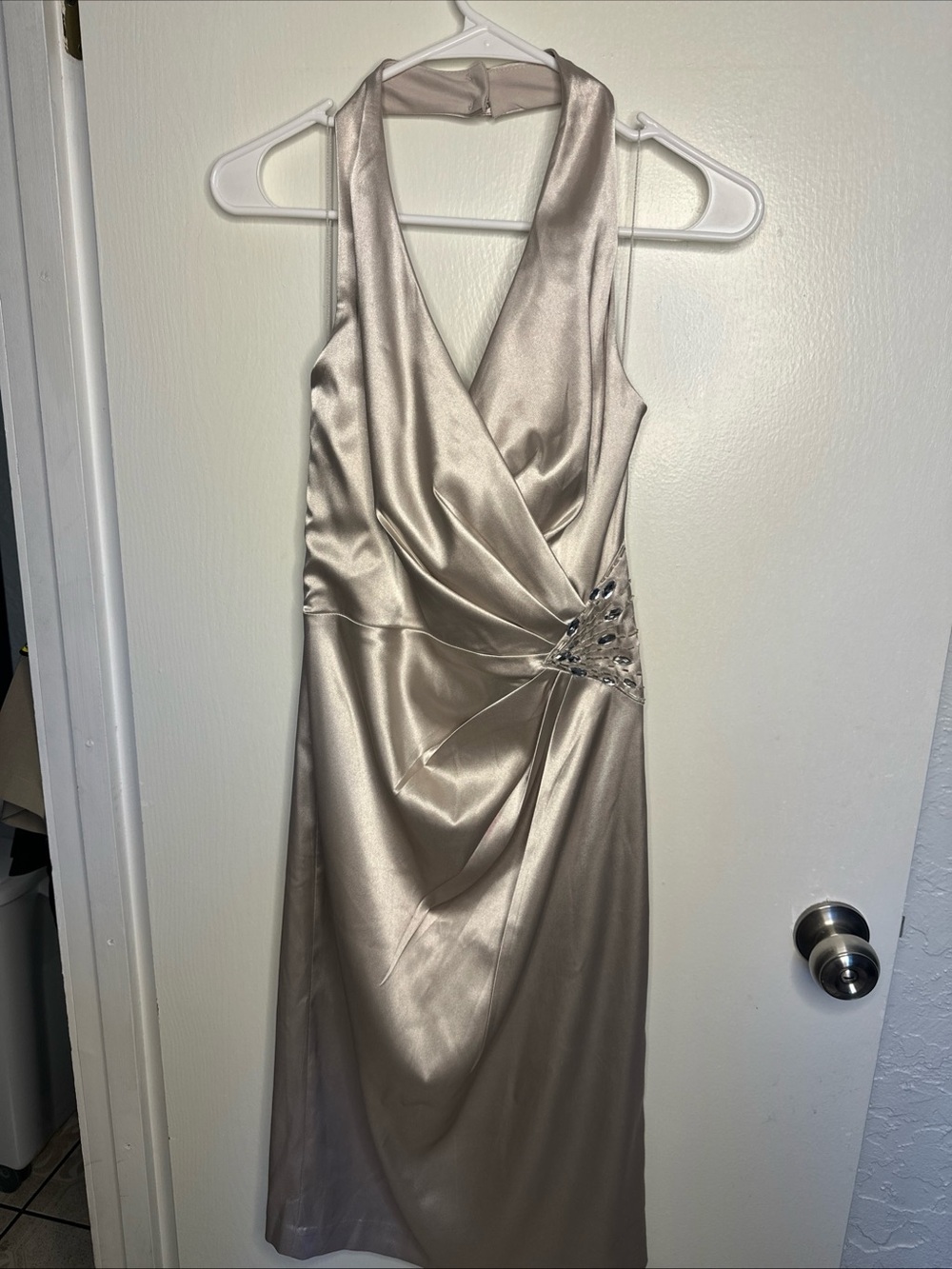 London times light lavender dress size 8 petite
